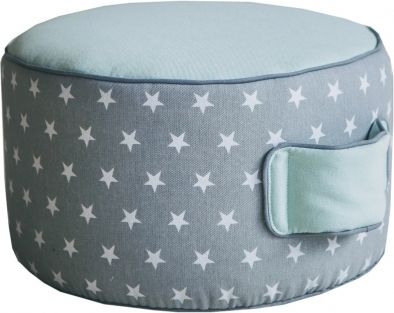 SEDACÍ PUFF STARS MINT - obrázek 1