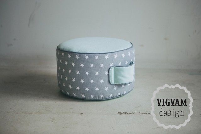 SEDACÍ PUFF STARS MINT - obrázek 2