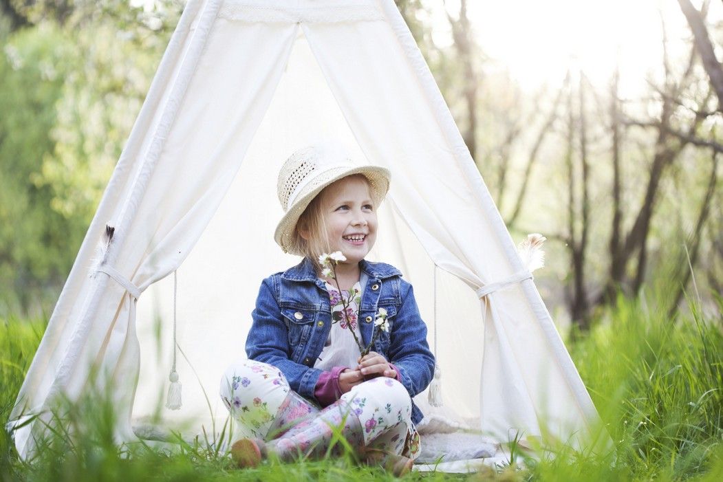 TEEPEE NATURE FOR GIRLS MINI - obrázek 1