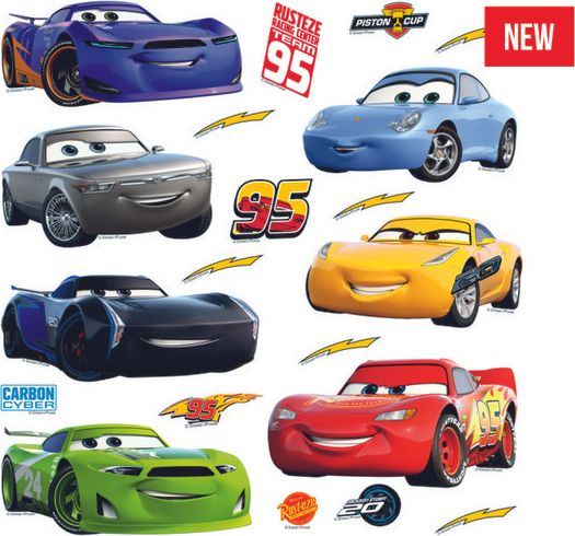 SAMOLEPICÍ OBRÁZKY (SADA) CARS - obrázek 1