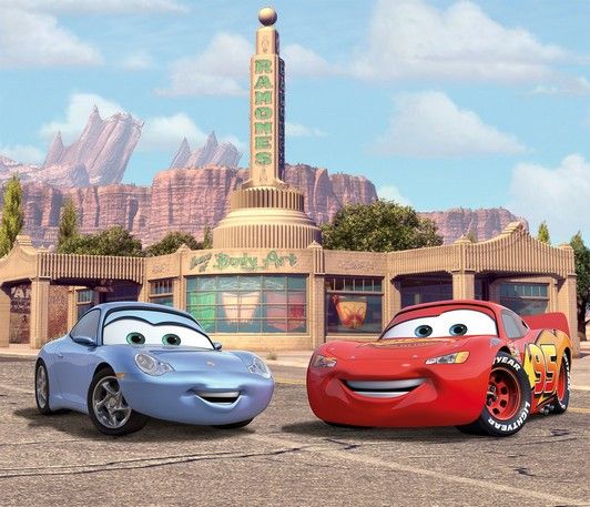DĚTSKÉ ZÁVĚSY CARS (SADA 2 KS, LIGHT) - obrázek 1