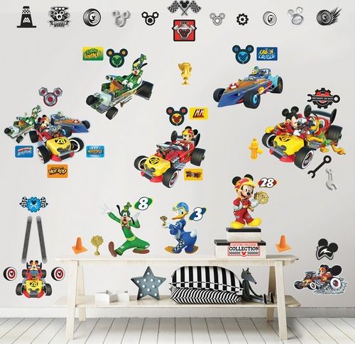 SAMOLEPKY MICKEY MOUSE ZÁVODY - obrázek 1