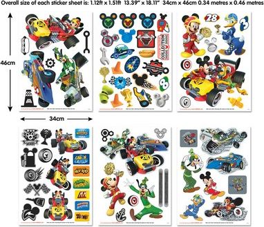SAMOLEPKY MICKEY MOUSE ZÁVODY - obrázek 2