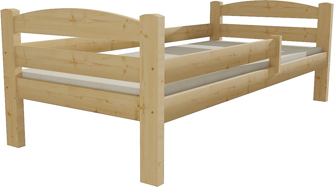 DĚTSKÁ POSTEL ONDRA BEZBARVÝ LAK 180 x 80 cm - obrázek 1