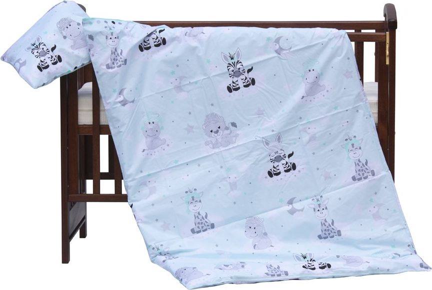 POVLEČENÍ PRO MIMINKA 2DÍLNÉ ZEBRA ZELENÉ - obrázek 1