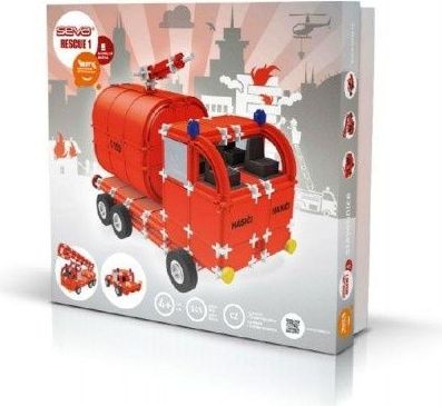 VISTA Stavebnice Seva Rescue 1 hasiči plast 545ks v krabici 35x33x8cm - obrázek 1
