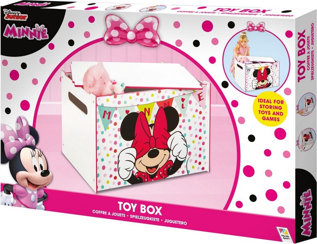 DŘEVĚNÁ TRUHLA NA HRAČKY MINNIE - obrázek 8