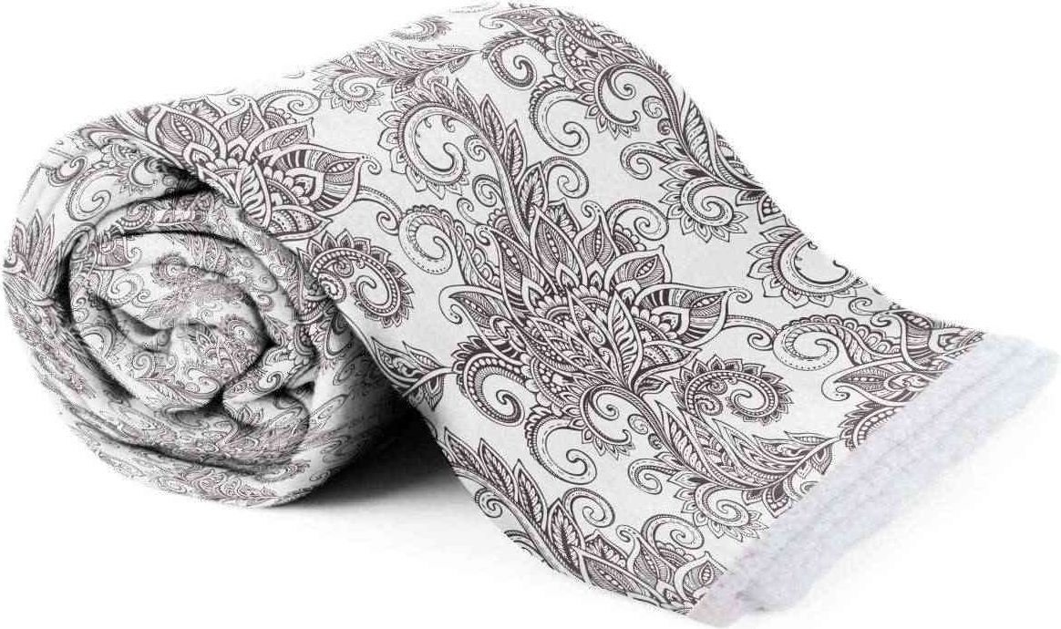 FLEECE DEKA S BERÁNKEM ORNAMENTY 150x200 cm - obrázek 1