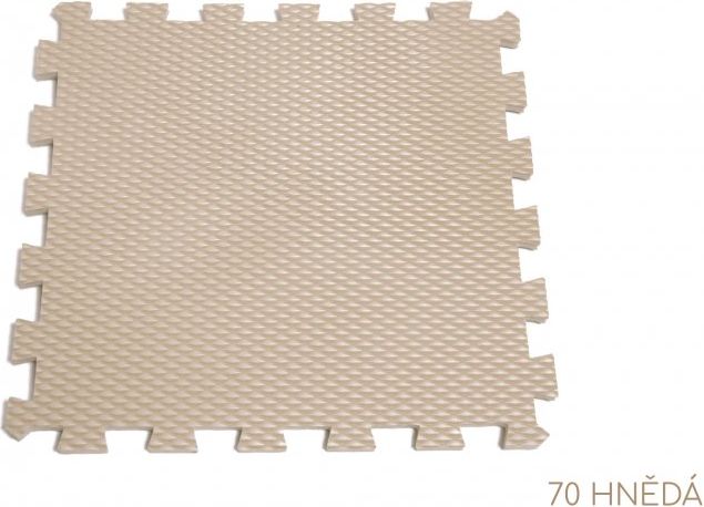 MINIDECKFLOOR PĚNOVÉ PUZZLE 9 DÍLŮ - MÉĎA A TLAPKA - obrázek 5