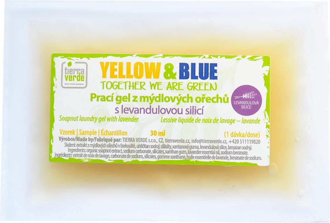 Prací gel s levandulovou silicí, Tierra Verde Objem: 250 ml - obrázek 3