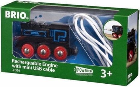 Brio El. lokomotiva nabíjecí přes mini USB kabel - obrázek 1