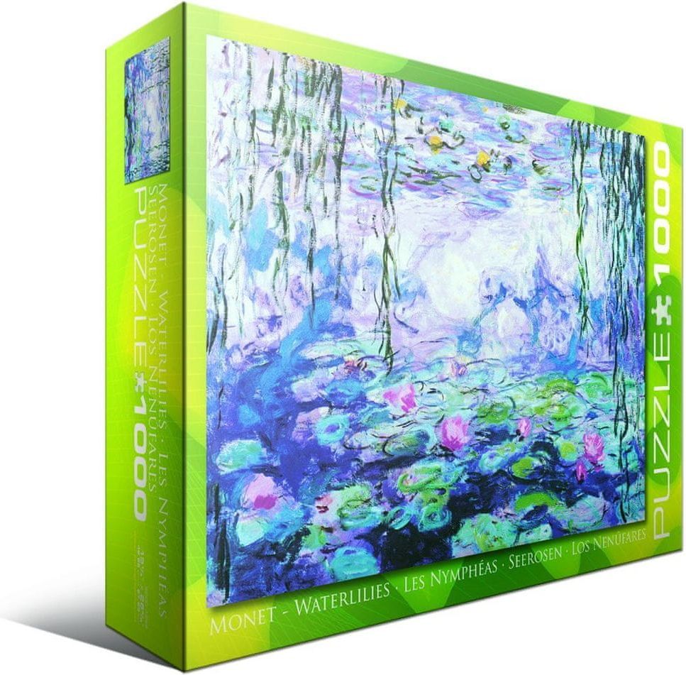 EuroGraphics Puzzle 1000 dílků Claude Monet: the water lilies - obrázek 1