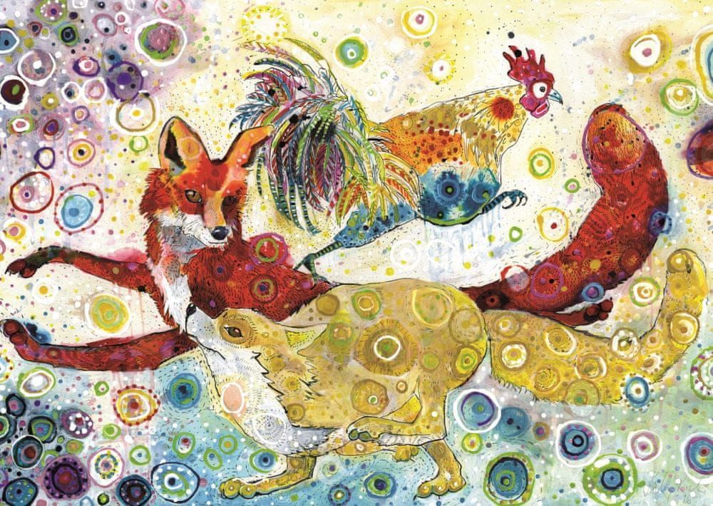 Grafika Puzzle 1000 dílků Sally Rich - Leaping Fox's - obrázek 1