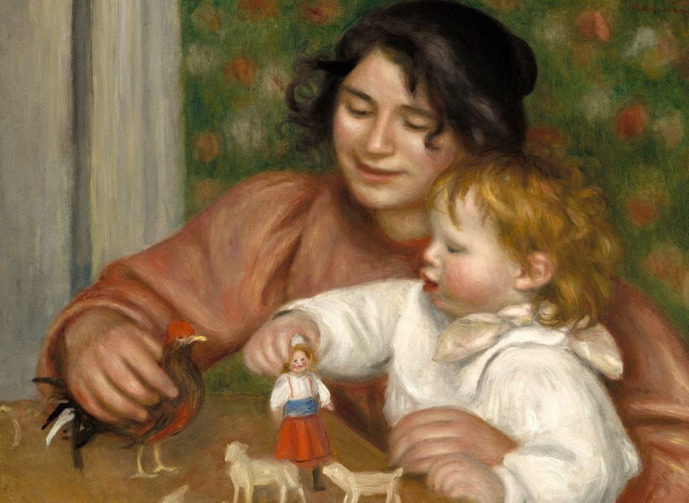 Grafika Puzzle 300 dílků Auguste Renoir: Gabrielle and the Artist's Son, Jean - obrázek 1