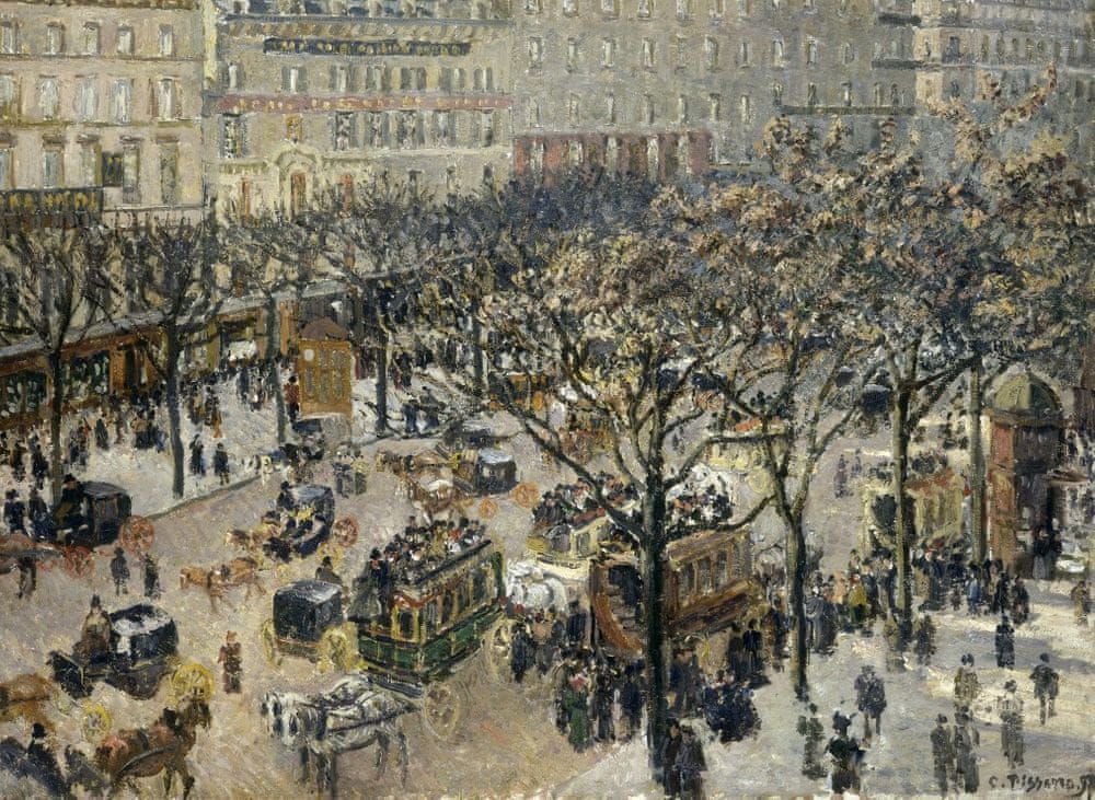 Grafika Puzzle 300 dílků Camille Pissarro: Boulevard des Italiens, Morning, S - obrázek 1