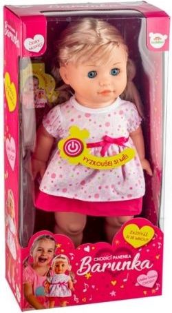 Teddies Panenka Barunka chodící a zpívající plast 42cm - obrázek 1