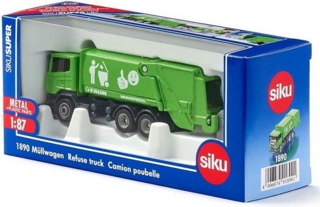 SIKU SIKU Super - Popelářské auto Scania 1:87 - obrázek 1