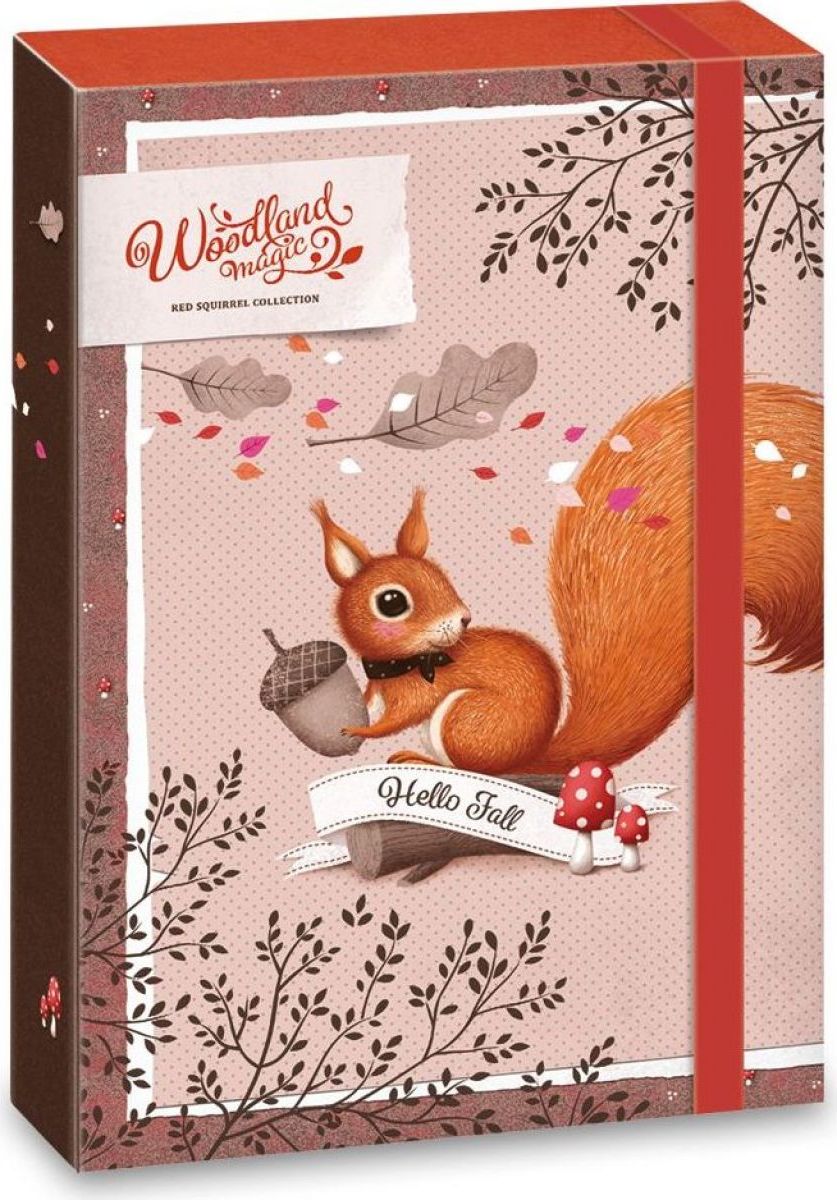 Ars Una Box na sešity Veverka Woodland Magic A4 - obrázek 1