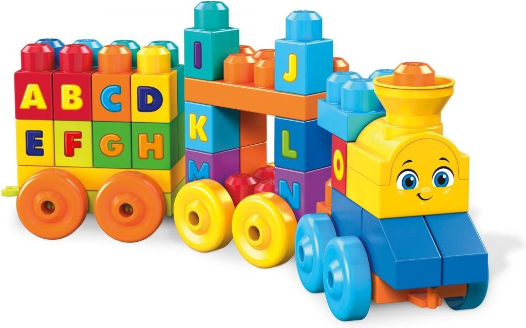 Mega Bloks hudební vláček s písmenky - obrázek 1
