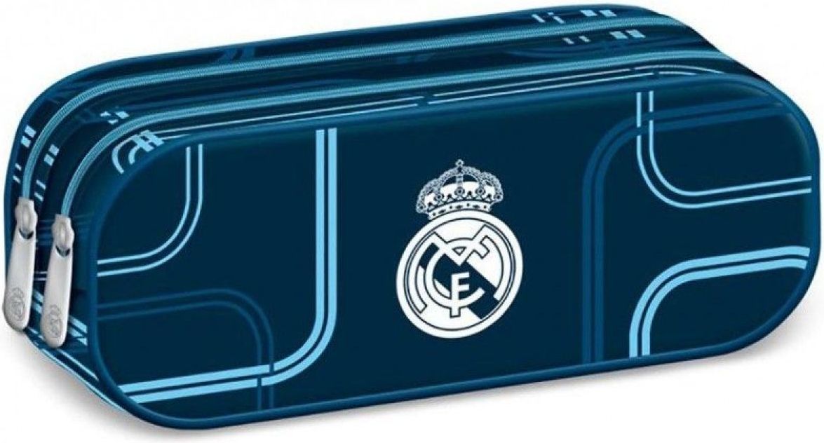 Ars Una Penál Real Madrid oválný 2 zip tmavě modrý - obrázek 1