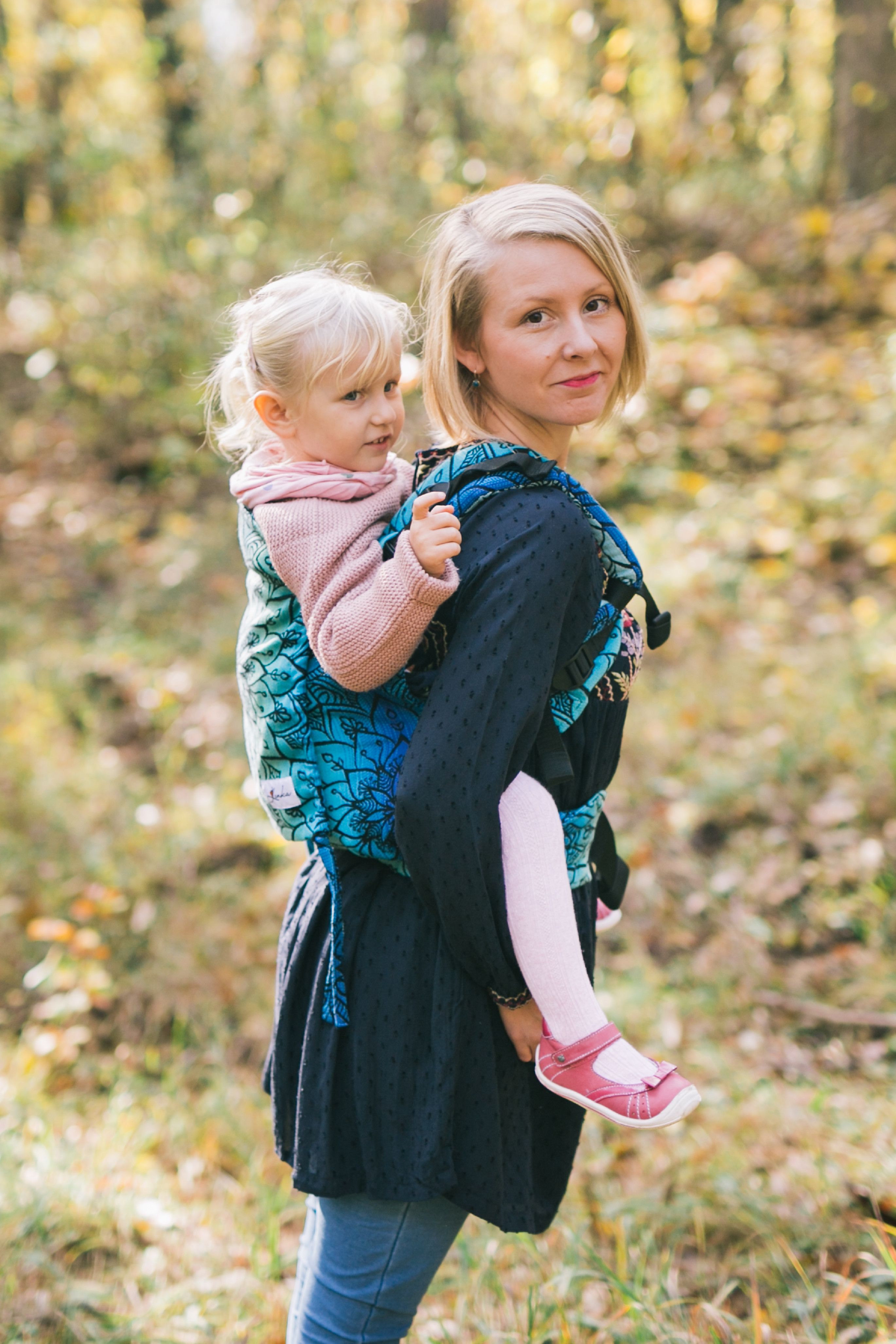 Be Lenka Nosítko Lenka Toddler Mandala - Polární den Ramenní popruhy: Klasické bez možnosti kríženia - obrázek 3