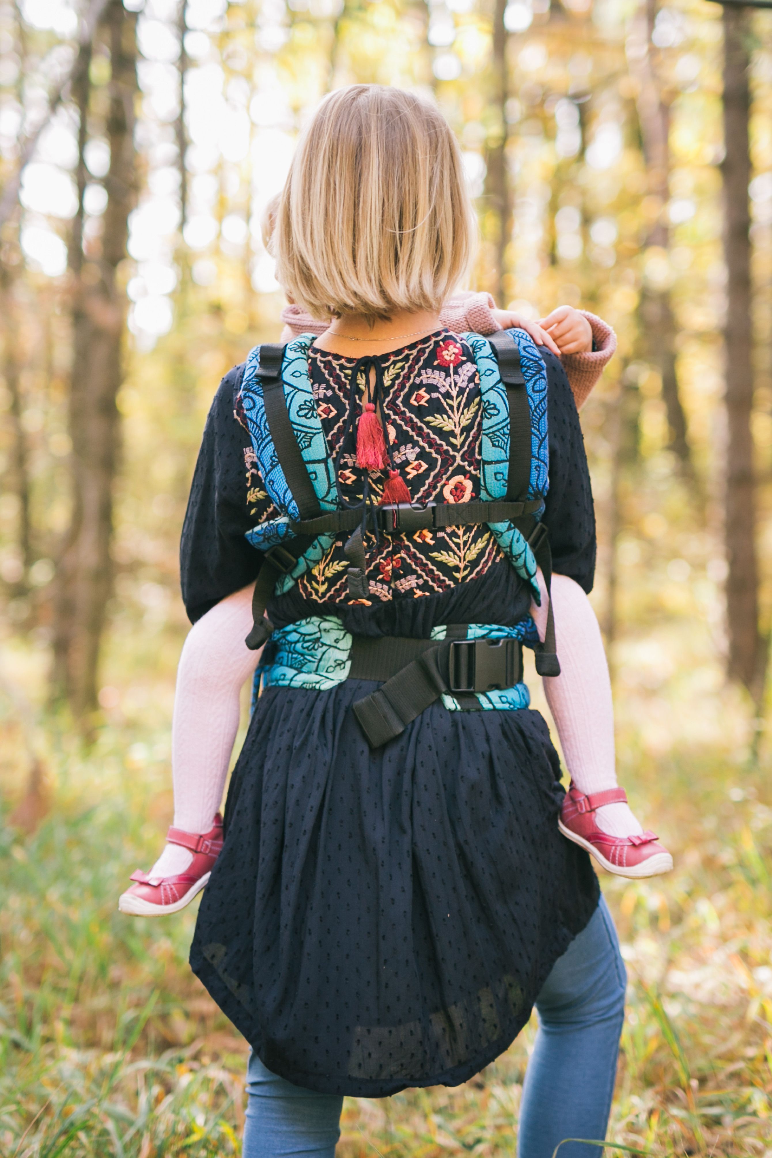 Be Lenka Nosítko Lenka Toddler Mandala - Polární den Ramenní popruhy: Klasické bez možnosti kríženia - obrázek 4