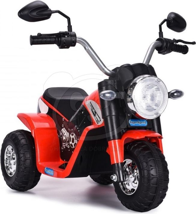 Elektrická motorka MiniBike - bílá - obrázek 8
