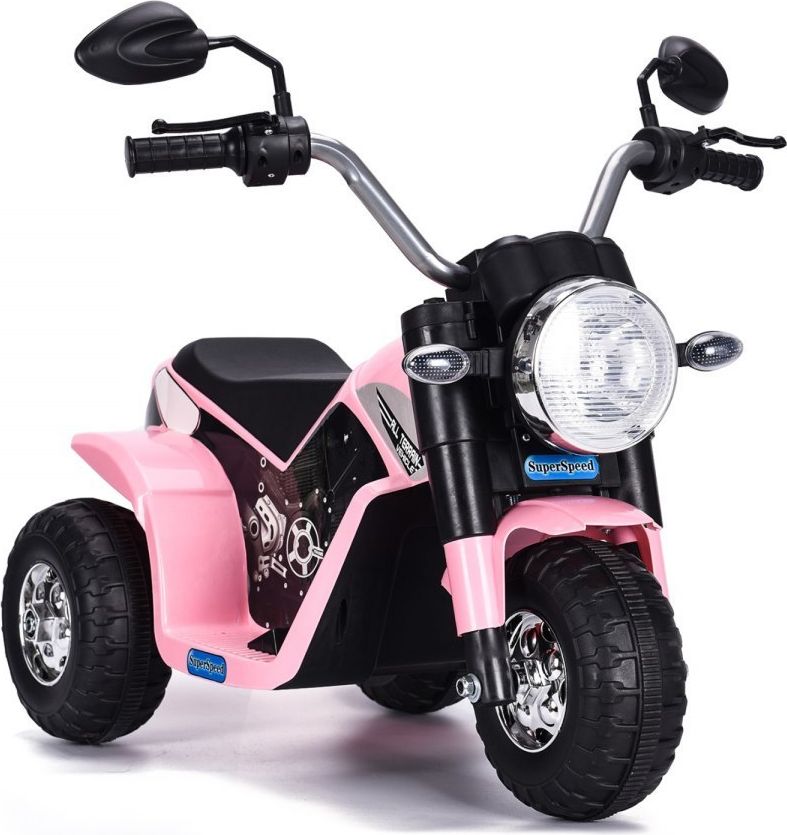 Elektrická motorka MiniBike - růžová - obrázek 1