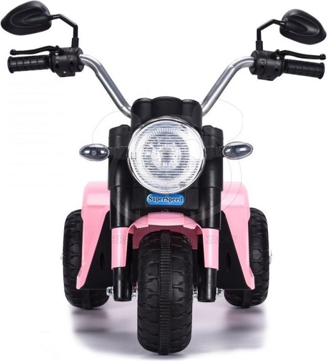 Elektrická motorka MiniBike - růžová - obrázek 19
