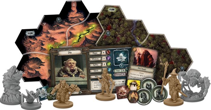 Fantasy Flight Games The Lord of the Rings: Journeys in Middle-Earth Shadowed Paths Expansion - obrázek 3