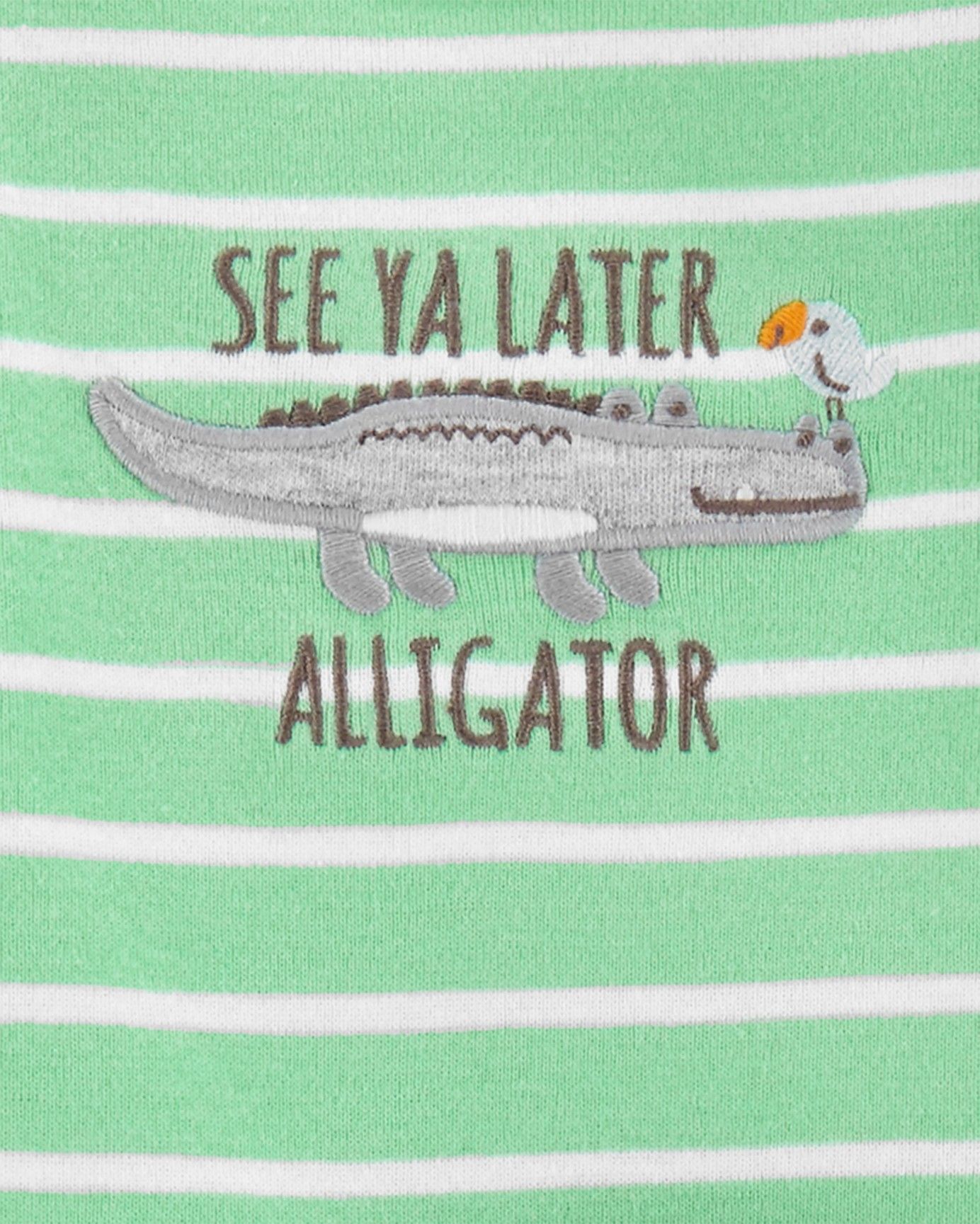 CARTER'S Set 3-dílný body 2 ks, kalhoty Crocodile chlapec 18m, vel. 86 - obrázek 2