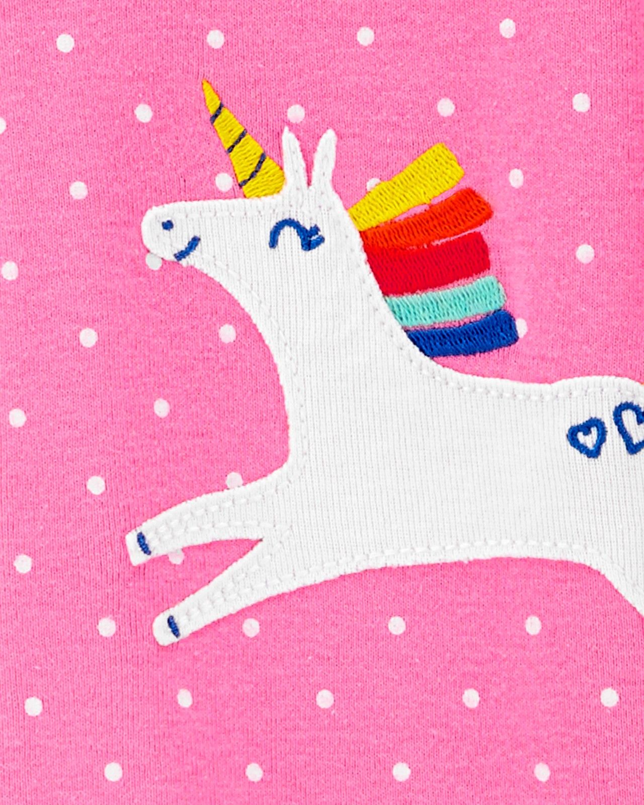 CARTER'S Overal zip Unicorn dívka 12m, vel. 80 - obrázek 2