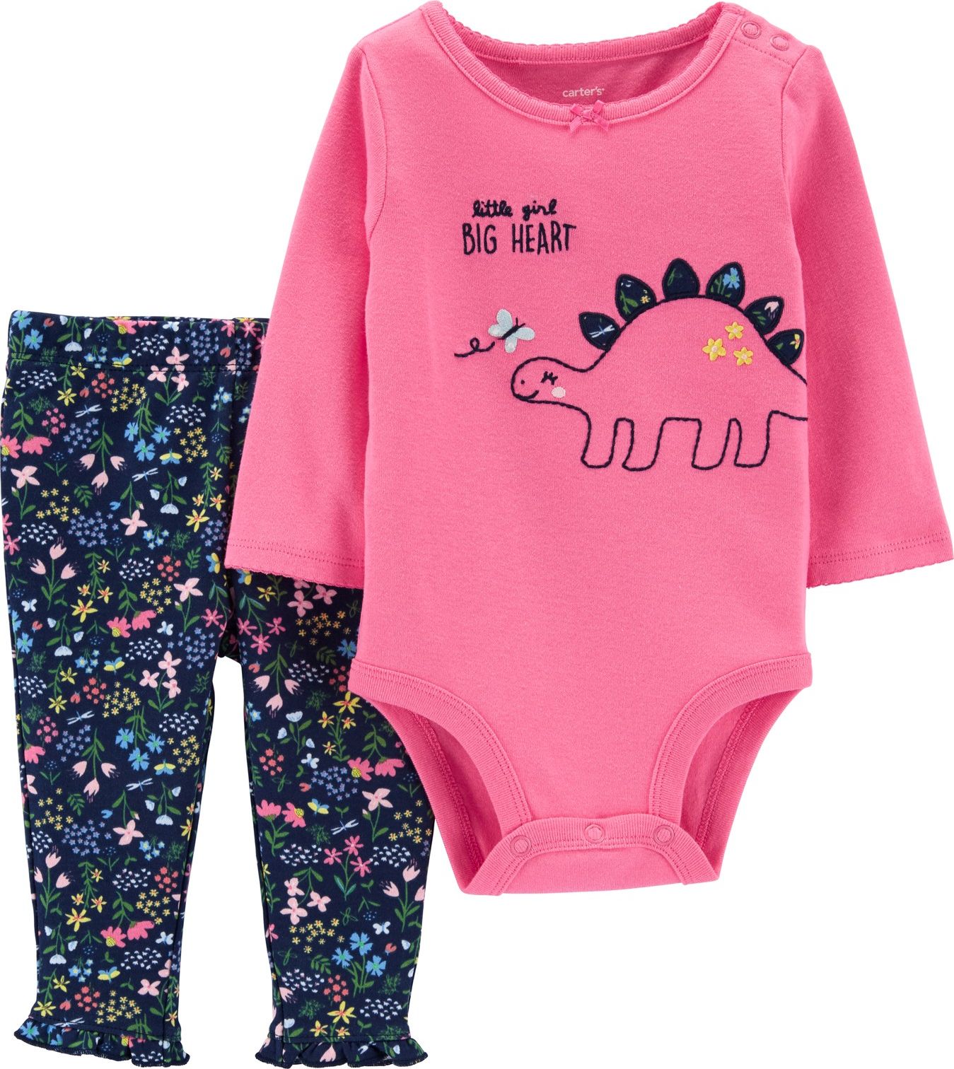 CARTER'S Set 2-dílný body, kalhoty Dinosaur dívka 24m, vel. 92 - obrázek 1