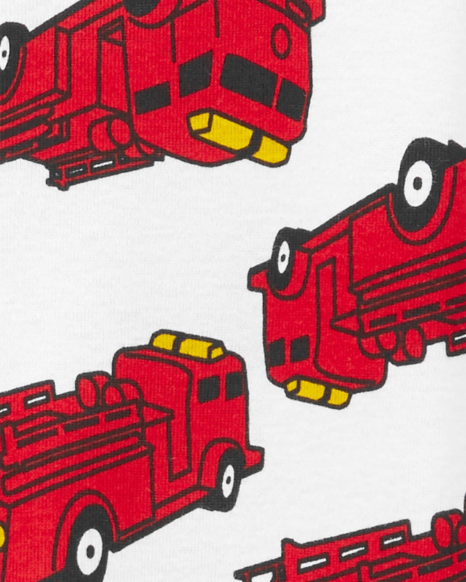 CARTER'S Overal zip Fire Trucks chlapec 12m, vel. 80 - obrázek 2