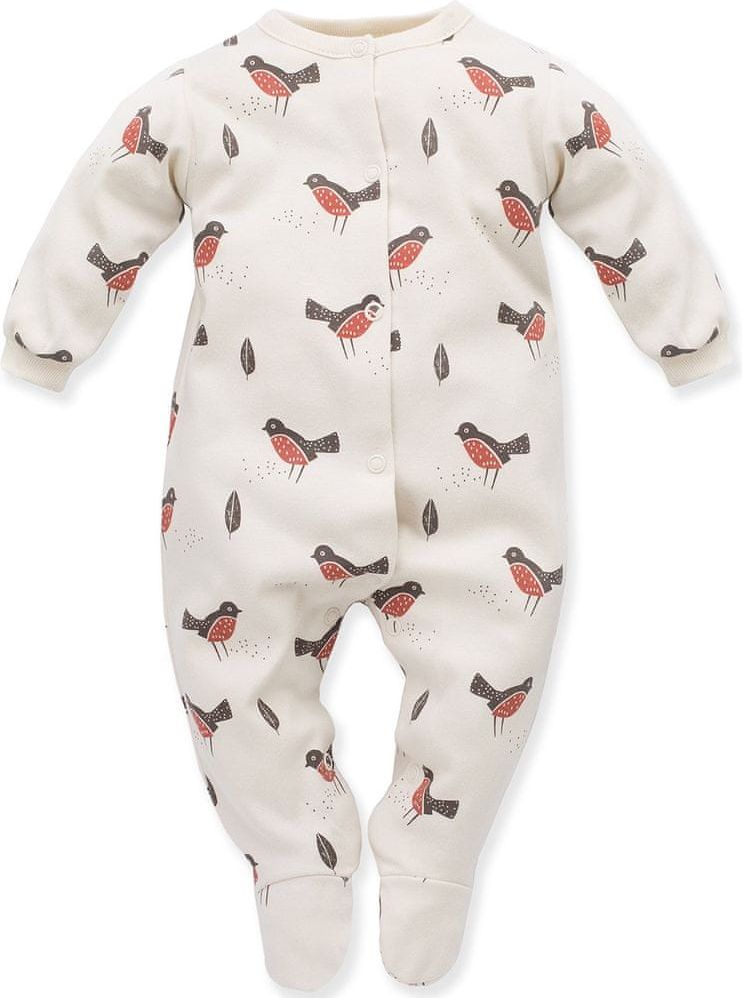 PINOKIO dívčí overal Little Bird 68, smetanová - obrázek 1