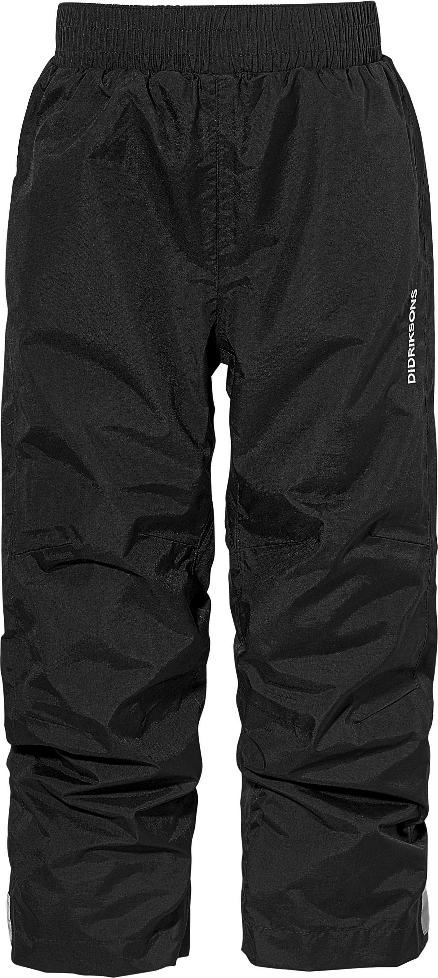 Didriksons1913 DIDRIKSONS 1913 Dětské nepromokavé kalhoty NOBI KIDS PANTS - Černé velikost: 100 - obrázek 1