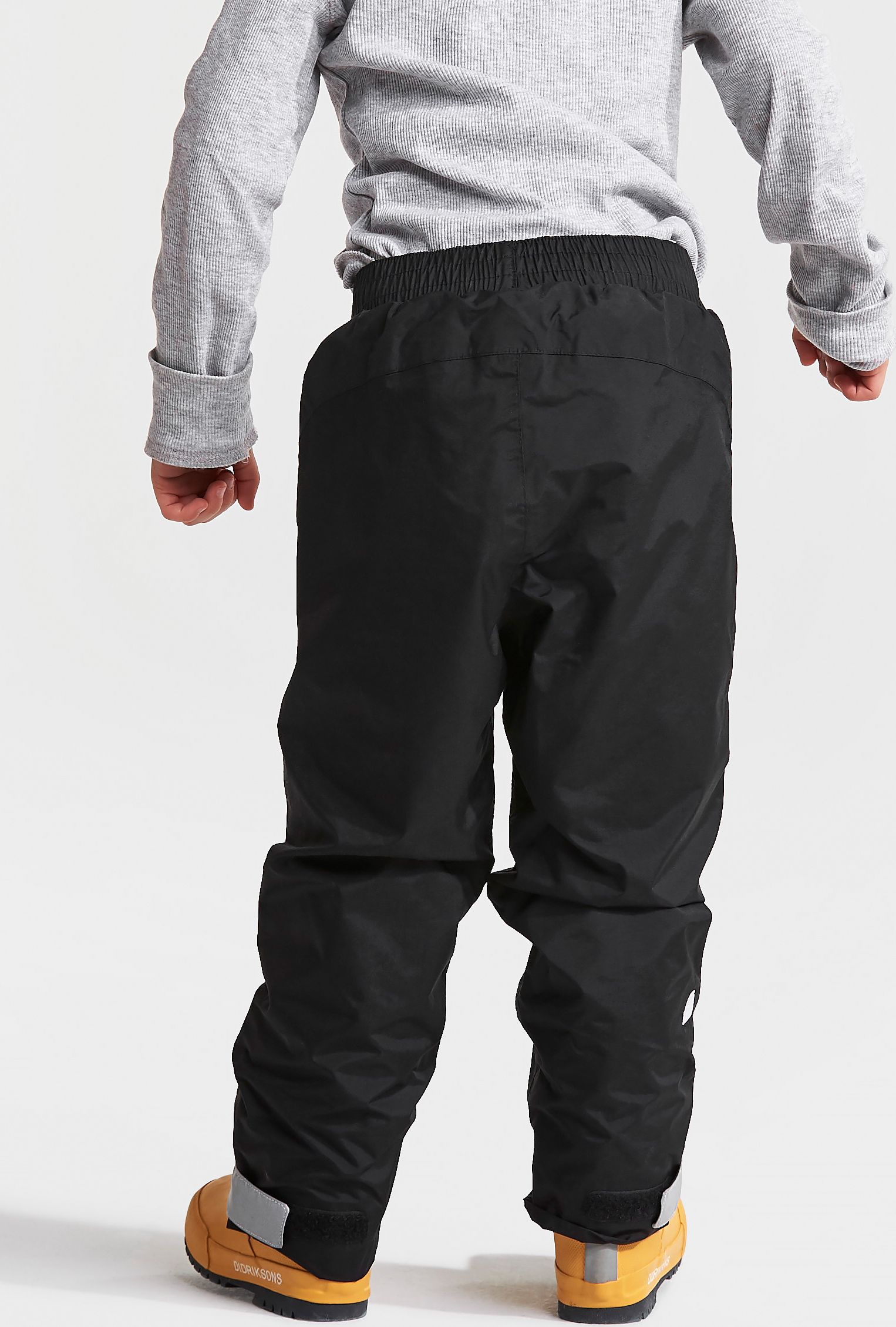 Didriksons1913 DIDRIKSONS 1913 Dětské nepromokavé kalhoty NOBI KIDS PANTS - Černé velikost: 100 - obrázek 4