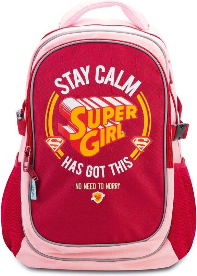 Supergirl Školní batoh s pončem Supergirl – STAY CALM - obrázek 1
