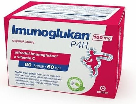 Pleuran Imunoglukan P4H® 100 mg 60 kapslí - obrázek 1