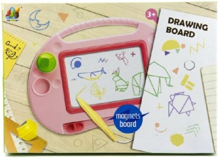 Teddies Magnetická tabulka kreslící plast asst 2 barvy v krabici 40x28x4cm - obrázek 1