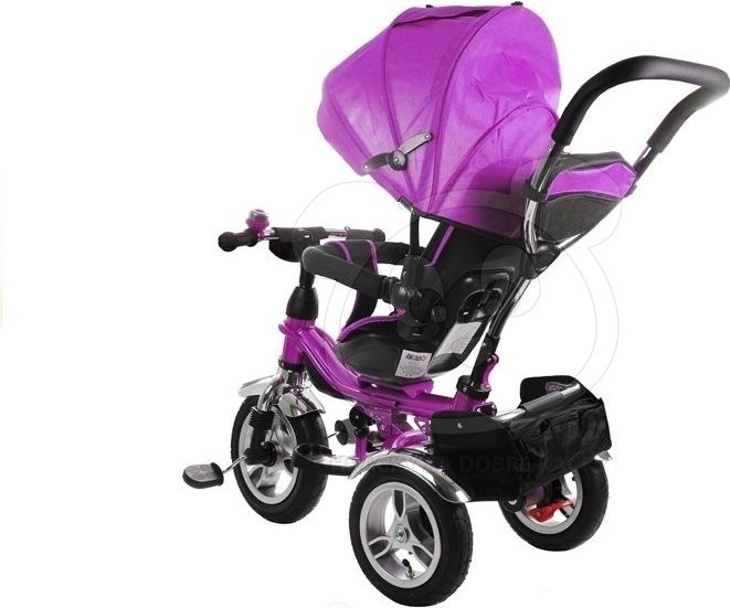 Dětská tříkolka Kinderaft - červená - obrázek 7