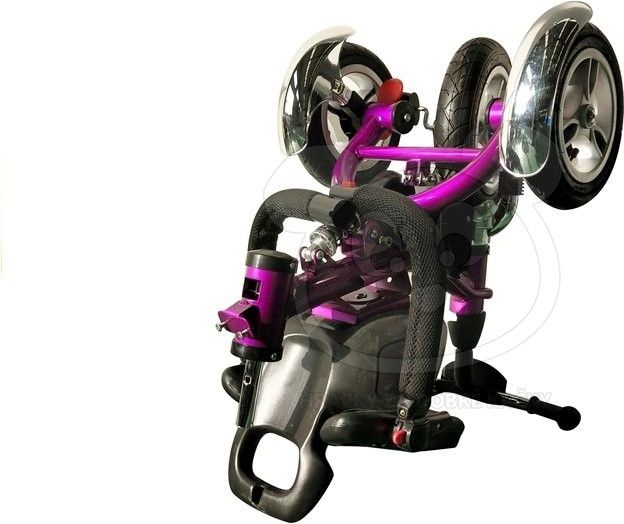 Dětská tříkolka Kinderaft - námořnická modř - obrázek 8
