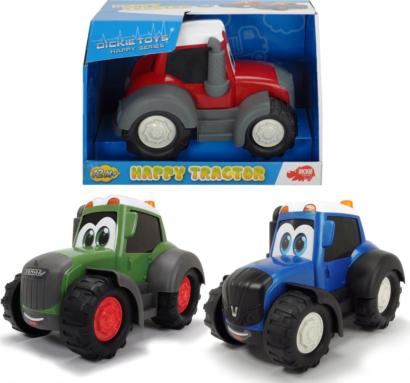 DICKIE Traktor Happy 25 cm, 2 druhy - obrázek 1