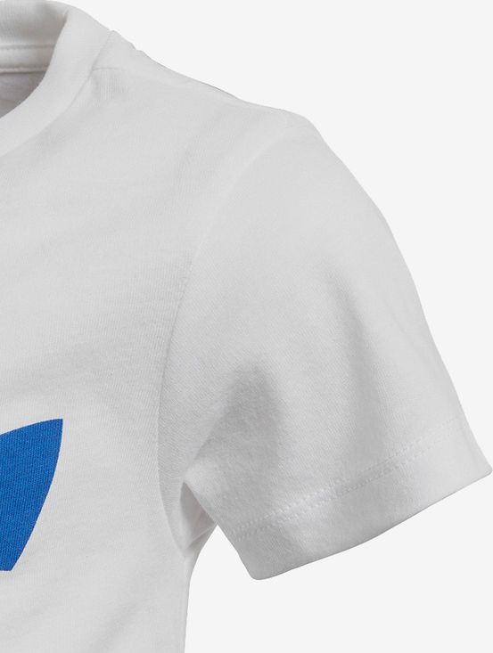 Trefoil Triko dětské adidas Originals | Bílá | Chlapecké | 122 - obrázek 3