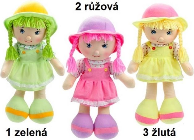 Panenka látková 44cm - obrázek 1