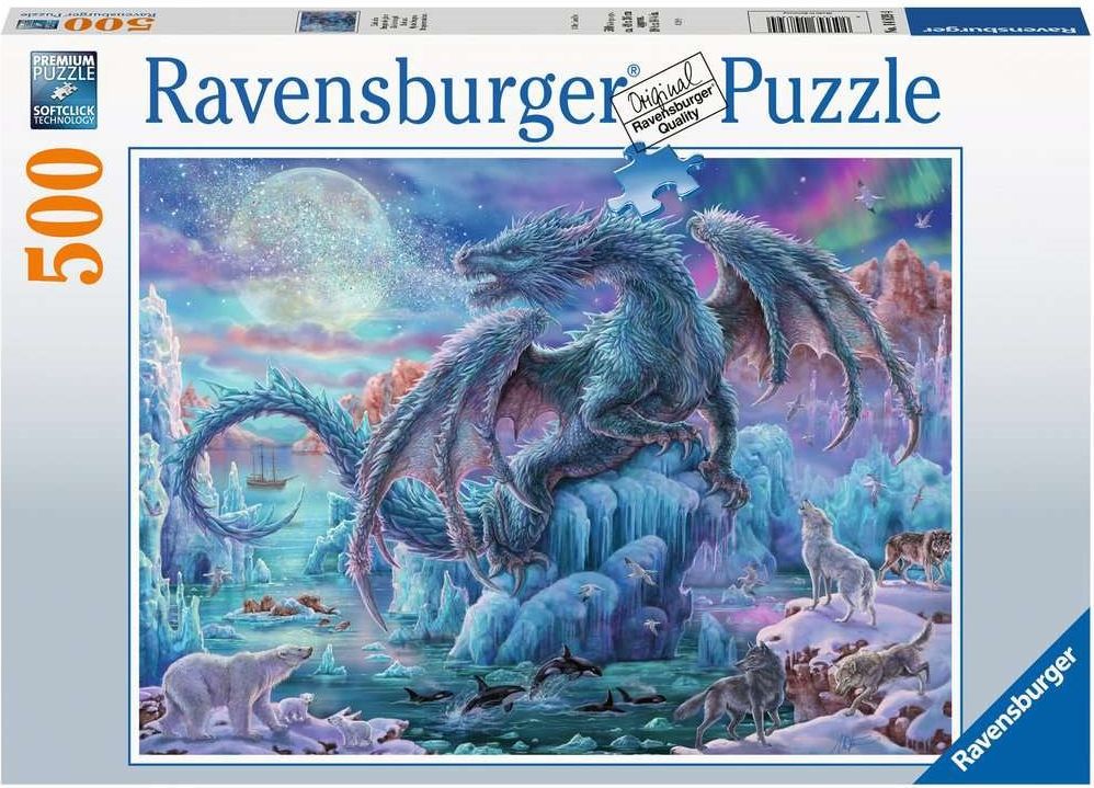 RAVENSBURGER Puzzle Kouzelný drak 500 dílků - obrázek 1