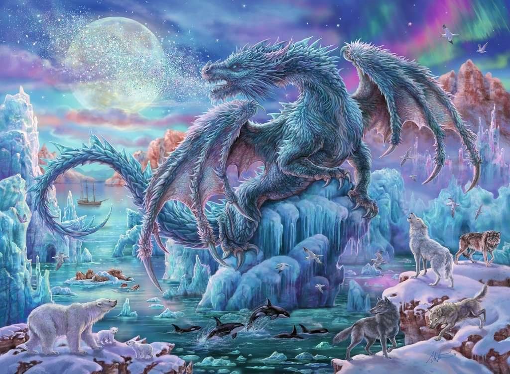 RAVENSBURGER Puzzle Kouzelný drak 500 dílků - obrázek 2