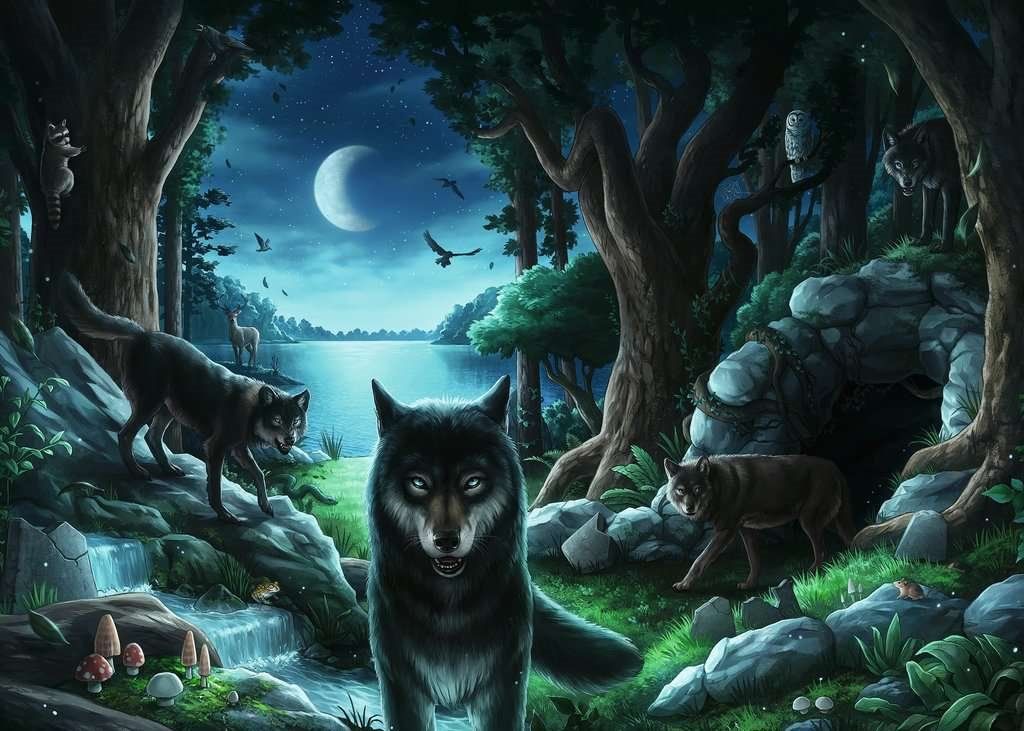 RAVENSBURGER Únikové EXIT puzzle Vlk 759 dílků - obrázek 2