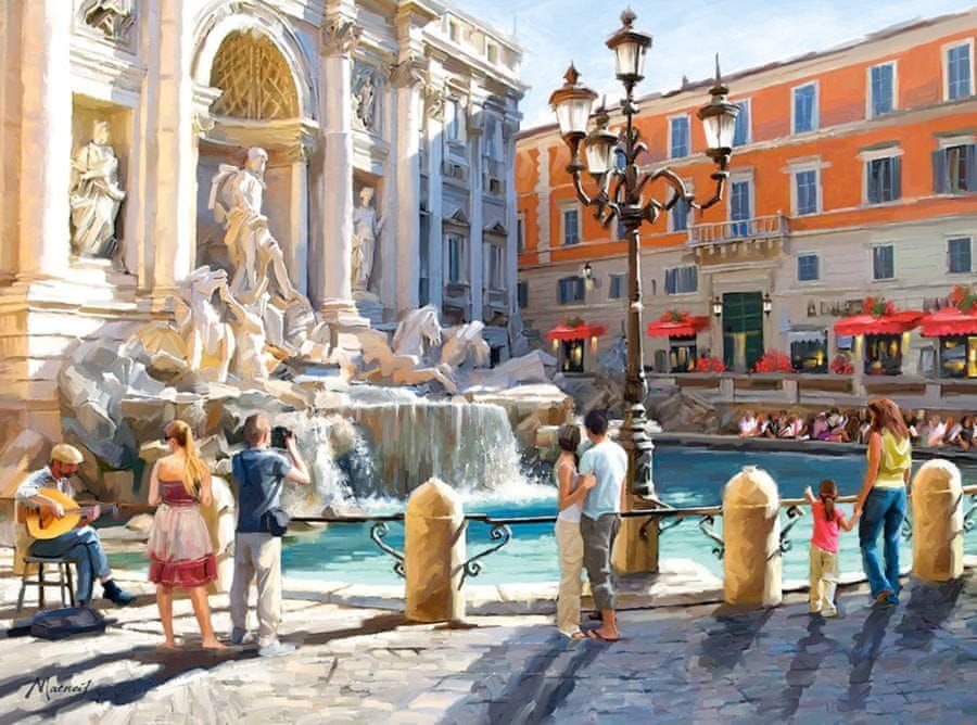 Castorland Puzzle Fontána di Trevi, Řím 3000 dílků - obrázek 1