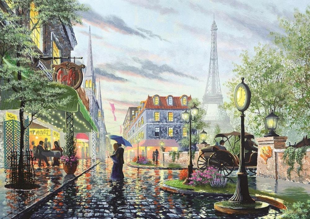Art puzzle Puzzle Letní déšť v Paříži 2000 dílků - obrázek 1